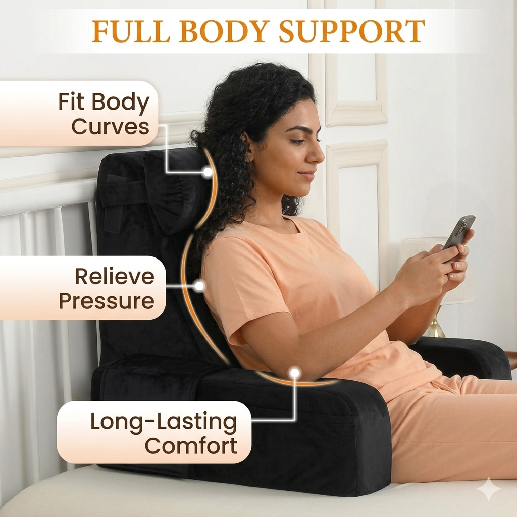 Reading Pillow / Black